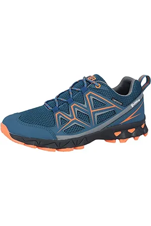 BRUTTING Power Damen Cross-Laufschuh, petrol/grau/orange, 38 EU