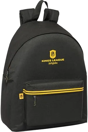 Safta KINGS LEAGUE Tagesrucksack für Kinder, Qualität und maximale Widerstandsfähigkeit, bequem und vielseitig, 33 x 15 x 42 cm, , , Estándar, Casual