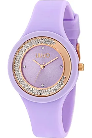 Liu Jo Luxury Damen Analog Quarz Uhr mit Silikon Armband TLJ1423