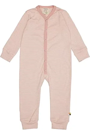 loud + proud Baby - Mädchen Feinripp, Bio Baumwolle Und GOTS Zertifiziert Schlafoverall, , 62-68 EU