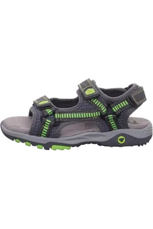 TOM TAILOR 5370420004 Sandale, Coal-Lime, 25 EU