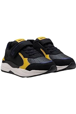 Replay Jungen Sneaker Merak Junior 4 Klettverschluss, Schwarz , 35