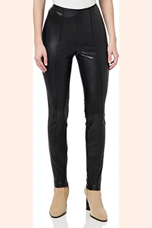 ONLY Damen Onlpips Faux Leather Otw Leggings, , M EU