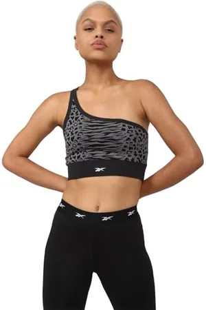 Reebok Damen Moderne Safari-Baumwolle Sport-BH, Undurchsichtige, , L