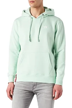 Alpha Industries Herren Basic Small Logo Hoodie Kapuzenpullover, , XXL