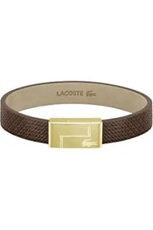 Lacoste Lederarmband für Herren Kollektion MONOGRAM LEATHER Braun - 2040187