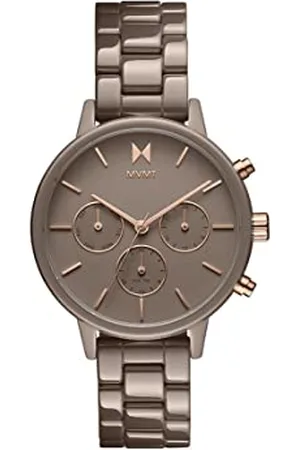 MVMT Multi Zifferblatt Quarz Uhr für Damen mit Hell-Graues Keramikband - 28000202-D