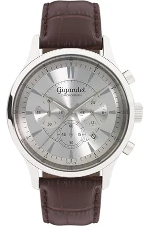 Gigandet Herren Analog Japanisches Quarzwerk Uhr mit Leder Armband 14VNAG48NE/001