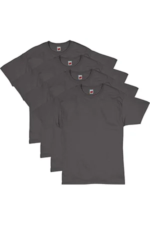 Hanes Essentials Herren-T-Shirt-Set, Rundhalsausschnitt, Baumwoll-T-Shirts für Herren, 4er- oder 6er-Pack erhältlich, , 4 Stück, XL