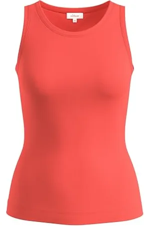 QS by s.Oliver Damen 2144537 Top mit Rippstruktur, , 44
