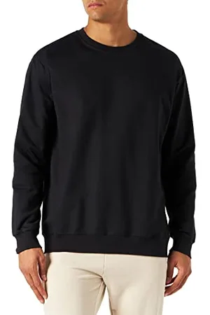 Trigema Herren 674501 Sweatshirt, (Schwar, Large
