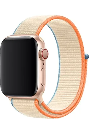 Devia Klettband Serie Sport3 Creme für Apple Watch (42/44/45/49 mm), , Einheitsgröße