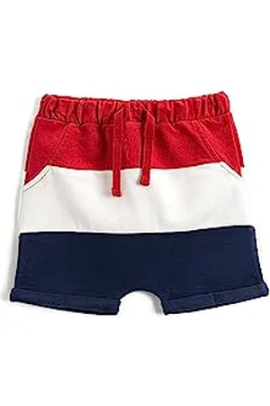 Koton Babyboy Color Contrast Drawstring Shorts Pocket Detail