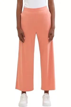 TOM TAILOR Damen Basic Culotte Hose, burnt terracotta, L