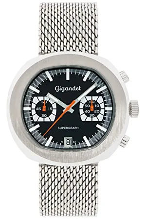 Gigandet Herren Analog Japanisches Quarzwerk Uhr mit Edelstahl Armband 2VNAG11/002