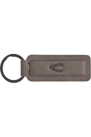 Camel Active Nimbus Herren Schlüsselanhänger Leder Klein Grau