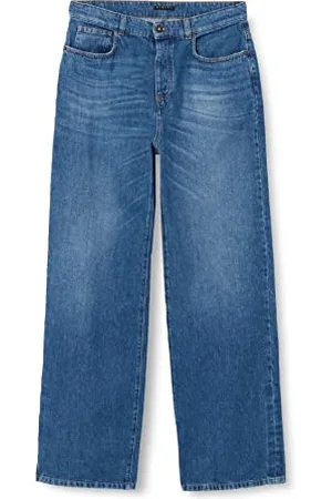 Sisley Damen Trousers 4P7YLE016 Jeans, , 34