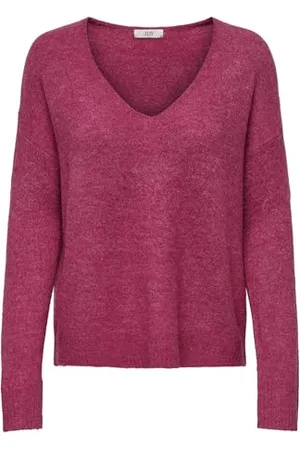JDY Damen elanora L/S V-Neck Pullo. KNT Noos Strickpullover, , M