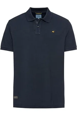 Camel Active Herren Pique Kurzarm Poloshirt in Regular Fit aus Reiner Baumwolle Menswear-XXL