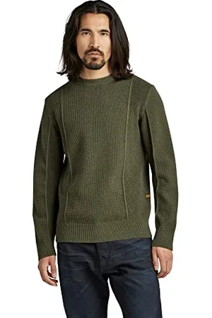 G-Star RAW Herren Structure Knitted Pullover, , L