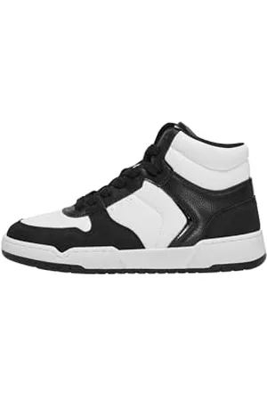 ONLY Damen Onlswift-2 Pu High Top Noos Sneaker, White, 41 EU