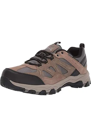 Skechers Herren Selmen-enago Trail Oxford Wanderschuh, Hellbraun, 42 EU X-Weit