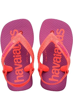 Havaianas Unisex Baby Logomania Flipflop, 4145795, Rosa , 17/18