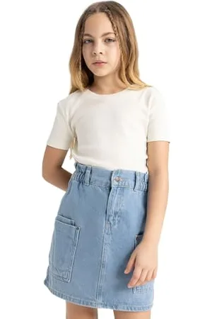 DeFacto Mädchen T-Shirt - Trendige T Shirts für Kinder - Mädchen T-Shirts für Mädchen -Tshirts Mädchen, ,5-6 Jahre