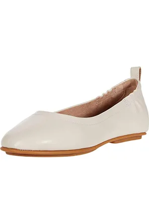FitFlop Damen Allegro Soft Leather Ballerinas, Weiß (Ss20 Jet Stream 031), 36 EU
