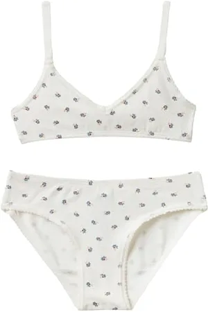 Benetton Mädchen Comp(BH+Slip) 378y0k01v Unterwäsche, , S