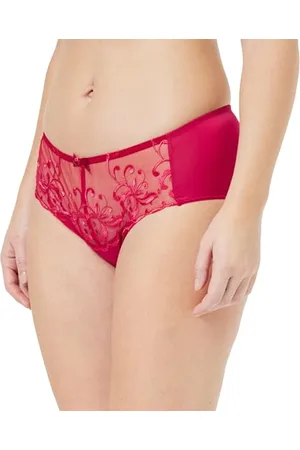 Playtex Damen Midi-Höschen Essential Elegance bequem & elegant Slip, Rot, S