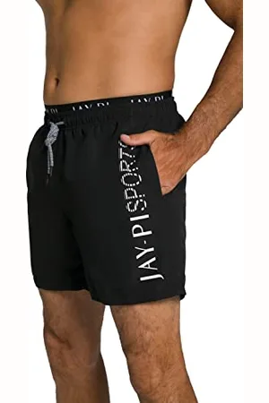 JP 1880 Herren Jay-PI, Beachwear, Elastikbund Badehose, , XL