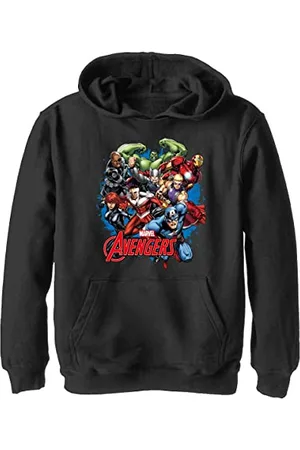 Marvel Jungen Klassisch Assemblage Hoodie, , XL