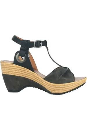 Chattawak Damen 9JENNYNOIR38 Sandale mit Absatz, Noir, 38 EU