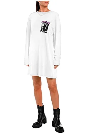 Replay Damen W9006 Lässiges Kleid, , M
