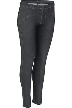 Nur Die Treggings in Jeans-Look Relax & Go Stretch mit Taschen Komfortbund Skinny Fit Damen