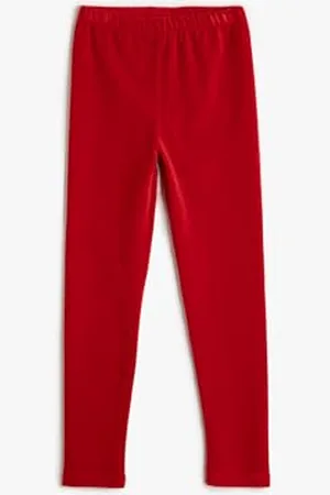 Koton Basic Leggings Elastic Waistband Brushed Interior