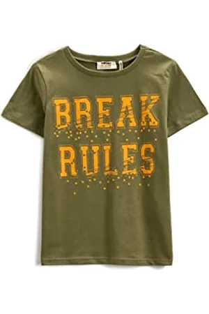 Koton Jungen Short Sleeve Crew Neck Slogan Themed Printed T-Shirt, , 11-12 Jahre EU