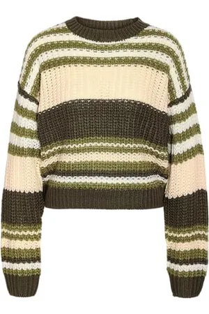Noisy May NMCHARLIE L/S O-Neck Stripe Knit NOOS