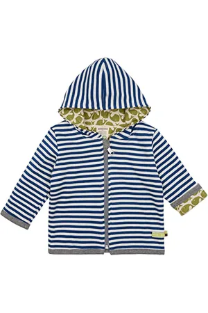 loud + proud Unisex Baby Ringel, Gots Zertifiziert Wendejacke, , 62-68 EU
