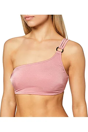 IRIS & LILLY Damen Gepolstertes EIN-Schulter-Bikinioberteil, , 36