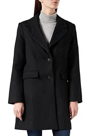 VERO MODA Damen VMOCTAVIA Coat BOOS Mantel, Black, s