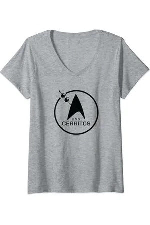 Star Trek : Lower Decks Cerritos Bar Logo T-Shirt mit V-Ausschnitt