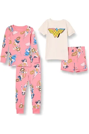 Amazon DC Unisex Kinder Eng anliegende Baumwoll-Schlafanzüge, , 2 Jahre