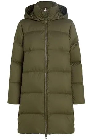 Tommy Hilfiger Damen Daunenmantel Down Casual Coat Winter, Mehrfarbig (Army Green), XXL
