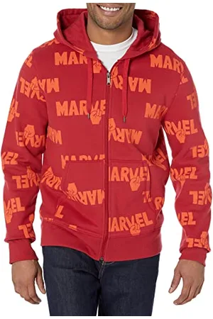 Amazon Disney | Marvel | Star Wars Herren Fleece-Kapuzenpulli mit durchgehendem Reißverschluss (erhältlich in Big & Tall), , XXL