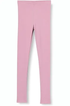 Green Cotton Mädchen Alfa Rib Leggings, , 122 EU