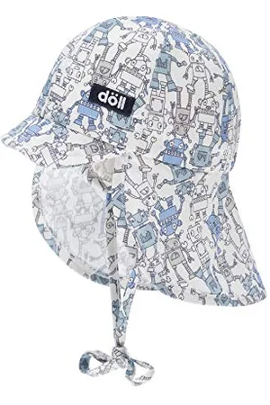 Döll Baby-Jungen Bindemütze mit Schirm und Nackenschutz Mütze, , (Herstellergröße: 39)