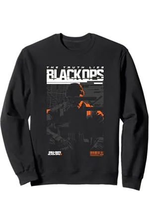 Call of Duty The Truth Lies Black ops Silhouette Chest Logo Sweatshirt