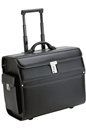 Alassio 45033 - Pilotenkoffer MONDO, aus strapazierfähigem Lederimitat, ca. 46 x 38 x 22 cm